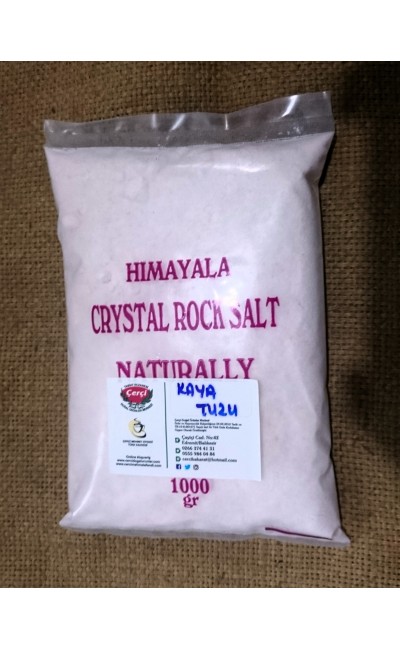 Himalaya Pembe Kaya Tuzu Öğütülmüş / Natursally Himalaya Crystal Rack Salt 1000 gr