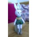 Amigurimi Süslü Tavşan 30cm (Kargo Ücretsiz)