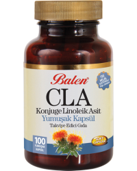 Balen CLA Konjuge Linoleik Asit / Aspir Yağı Kapsülü 100  ad. x 1380 mg 