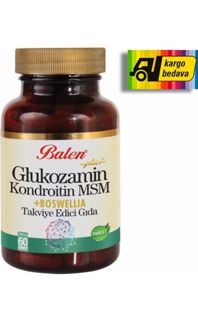 Balen Glukozamin & Kondroitin & MSM & Boswellia 60 Tablet **KARGO BEDAVA**