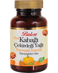 Balen Bal Kabağı Çekirdeği Yağı Yumuşak Kapsül Takviye Edici G&hellip;