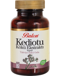 BALEN Kediotu Kökü Ekstraktı Kapsül Takviye Edici Gıda 80 Kapsül