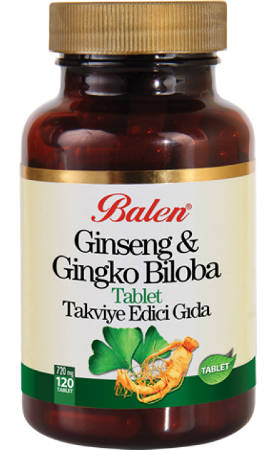 Balen Ginseng & Gingo Bloba 120 Tablet  
