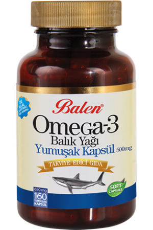 Balen Omega 3 Balık Yağı  650 mg* 160 Ad. Yumuşak Kapsül &hellip;