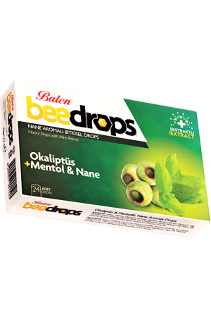 Balen Beedrops Okaliptüs + Mentol Nane Ekstraktlı Pastil 24 Ad.  &hellip;