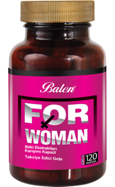 Balen For woman Bitkisel eksratlı karışım 620 mg * 120 Kapsül 