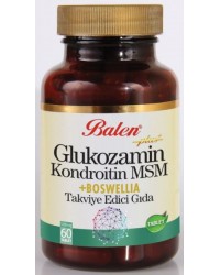 Balen Glukozamin & Kondroitin & MSM & Boswellia 60 Tablet 