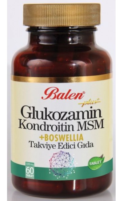 Balen Glukozamin & Kondroitin & MSM & Boswellia 60 Tablet 