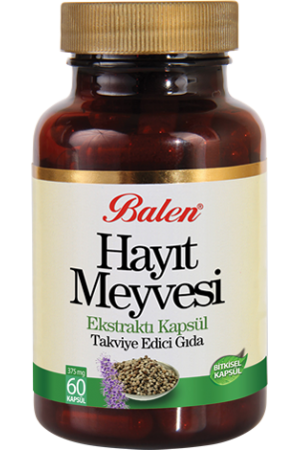 Balen Hayıt Meyvesi Ekstraktı 375 Mg 60 Kapsül &hellip;