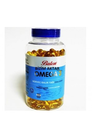 Balen Omega 3 Norveç balığı Trigliserid Formlu  200 Yumuşak Kapsül  &hellip;