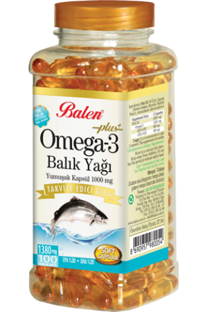 Balen Omega 3 Balık Yağı Yumuşak Kapsül 1380Mg * 100 adet &hellip;