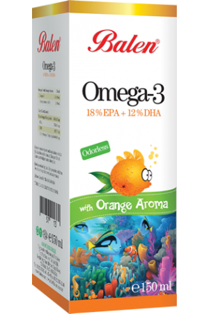 Balen Omega 3 Portakal Aromalı 150 ml &hellip;