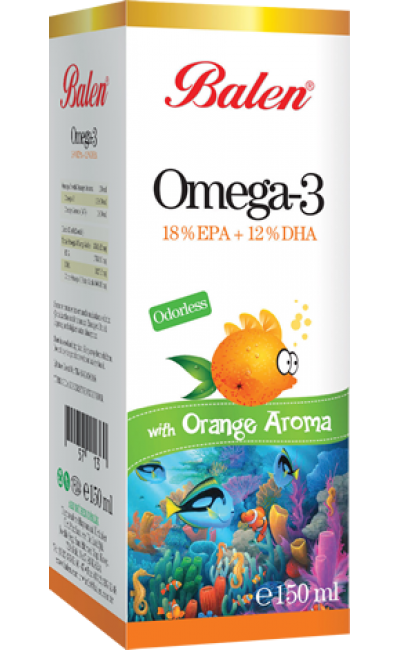 Balen Omega 3 Portakal Aromalı 150 ml 