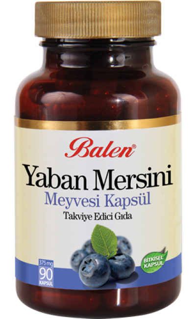 Balen Yaban Mersini Ekstraktı Kapsül 90 Kapsül 