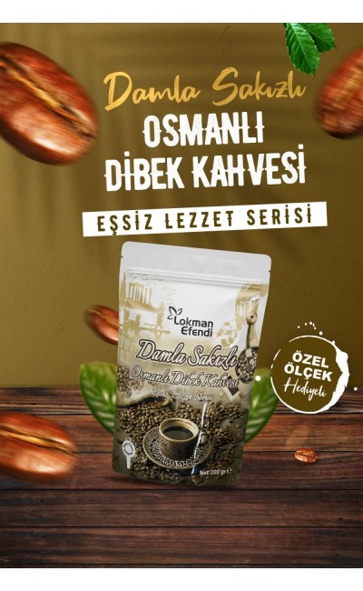 LOKMAN EFENDİ DAMLA SAKIZLI OSMANLI KAHVESİ 200 GR