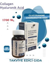 VHP GLİKOSAMİN CHONDROITIN + MSM + COLLAGEN + HYALURONİC ACİD SUPPLEMENT 1700mg 60Ad. VHP GLİKOSAMİN CHONDROITIN + MSM + COLLAGEN + HYALURONİC ACİD SUPPLEMENT 1700mg 60Ad.