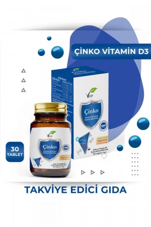 vhp Çinko  Vitamin D3, Kalsiyum, Magnezyum, Selenyum İçeren Gıda Takvi&hellip;