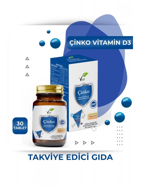 VHP Magnezyum Kompleks B6 Gıda Takviyesi 60 Tablet