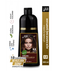 JAJA 4,0 AÇIK KAHVE SAÇ PİGMENT ŞAMPUANI 300 ML no:4,0