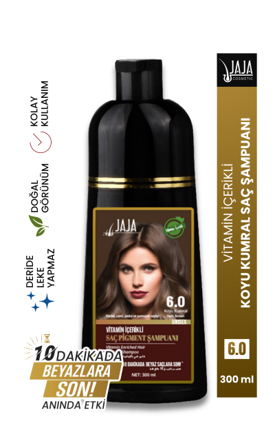 JAJA 6,0 KOYU KUMRAL SAÇ ŞAMPUANI 300 ML NO:6,0