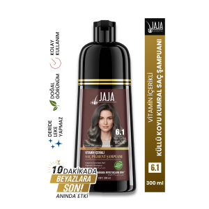 JAJA 6,1 KÜLLÜ KOYU KUMRAL SAÇ PİGMENT ŞAMPUANI 300 ML NO:6,1
