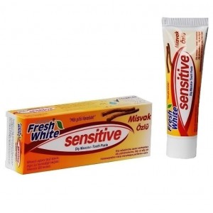 Fresh White Diş Macunu Sensitive Misvak Özlü 90 Gr 