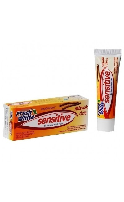 Fresh White Diş Macunu Sensitive Misvak Özlü 90 Gr 