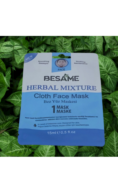 Besame Herbal Mixture Nem Bombası Bez Yüz Maskesi Besleyici Nemlendirci 
