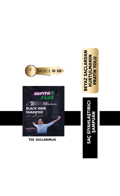Softto Plus Black Hair Şampuan 25ml 