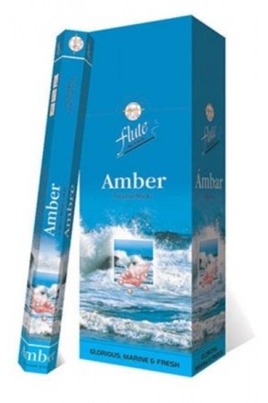 Flute Amber Tütsü 6 paket x 20 adet =120 Adet/Sticks Incense…
