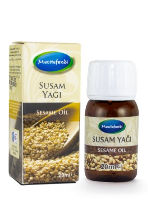 Mecitefendi Susam Yağı 20 ml (Soğuk Sıkım) …